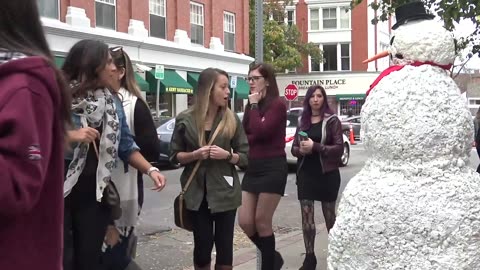 Scary Snowman Prank - You Laugh You Win Funny Moments