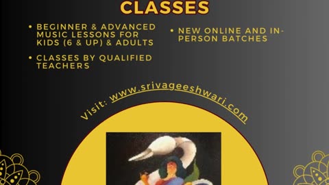 Indian Classical Music Courses | Sri Vageeshwari School of Music