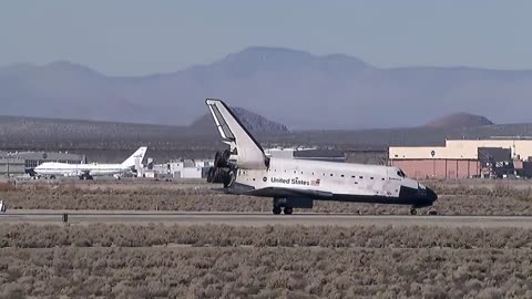 This is how the Space Shuttle landed after being in Space