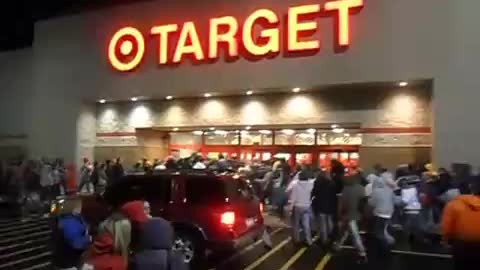 Target Opening at 4am on Black Friday 2010 in Lancaster Ohio