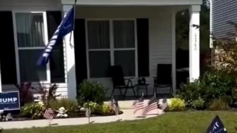 A neighbor absolutely MELTS DOWN after seeing TRUMP SIGNS