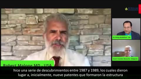 Dr. Robert Malone inventor vacuna tecnica ARNM: ¡Los inyectados causan los contagios!