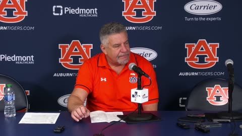 Auburn basketball head coach Bruce Pearl on winning a rematch with Alabama