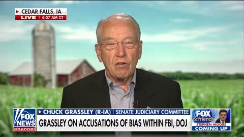 FBI director must do 'much more' to combat agency bias Sen. Chuck Grassley