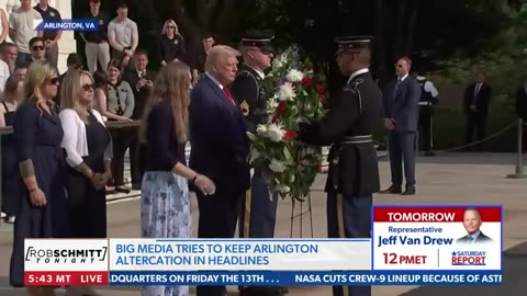 These families WANTED Trump [at Arlington National Cemetery