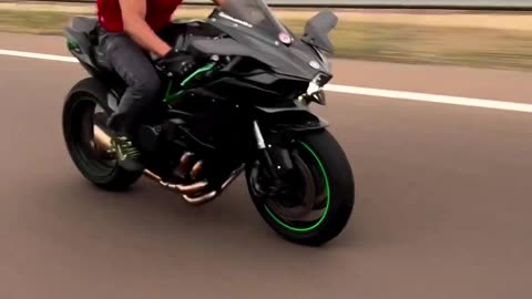 Ninja h2 stage 3🤯 | kawasaki ninja h2 | full speed wheele