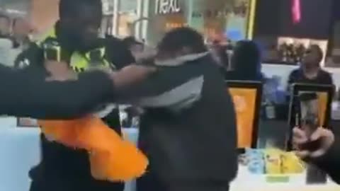 illegal Immigrants Attacks UK Security Guard Then Gets Re-Educated FAFO