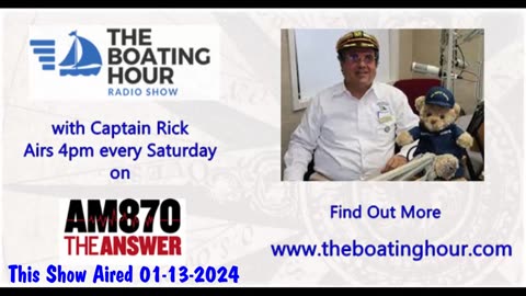 The Boating Hour with Captain Rick 01-13-2024