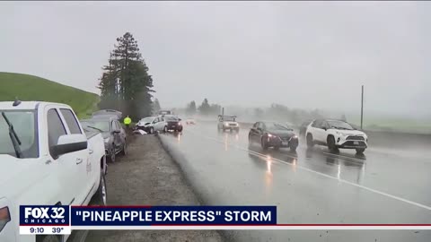 ‘Pineapple Express’: Rare super storm to drench California