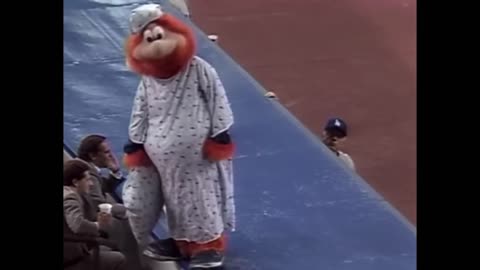 August 23, 1989 - Montreal Expos Mascot Youppi Ejected From Game