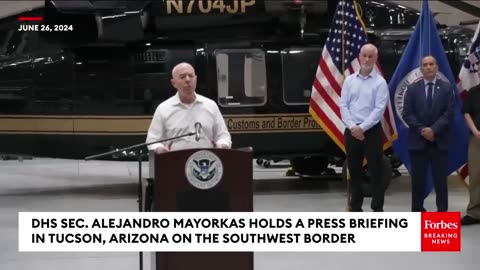 BREAKING NEWS- Alejandro Mayorkas Grilled By Reporters During Visit To The Southern Border