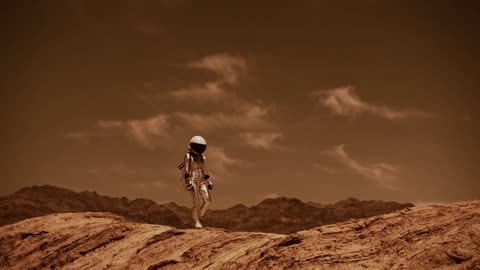 Astronaut Walking