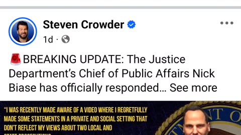 Steven Crowder Official Facebook page