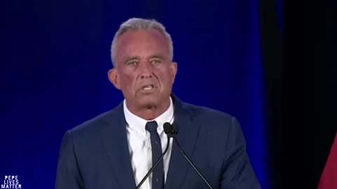 RFK JR weeps at the thought of saving the children