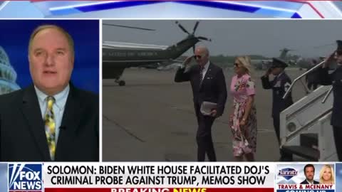 John Solomon reports: Biden‘s White House Facilitated DOJs Criminal Probe Against Trump Memos Show.