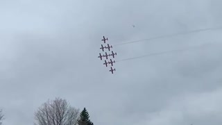 Snowbirds appreciation all doctors and front line workers