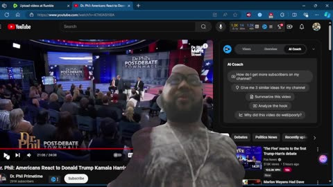 Carrington S. Scott Watches Dr. Phil: Americans React to Donald Trump Kamala Harris Debate