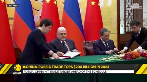 Russia & China hit trade target ahead of schedule; Russian PM praises Beijing-Moscow relationship