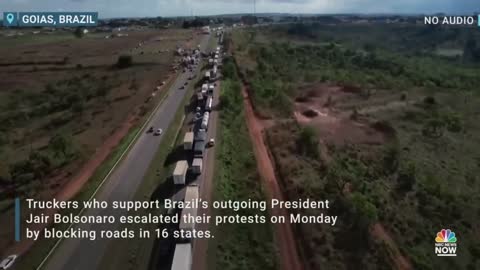 Brazilian Truckers Create Multiple Blockades In Support Of Bolsonaro