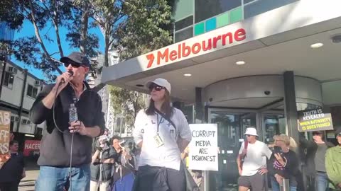 Wade Northausen (VIC FARMER) speaks at Mission 2 Melbourne