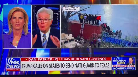 Dan Patrick: Trump Calls on States to send Natl Guard to Texas #shorts #trending