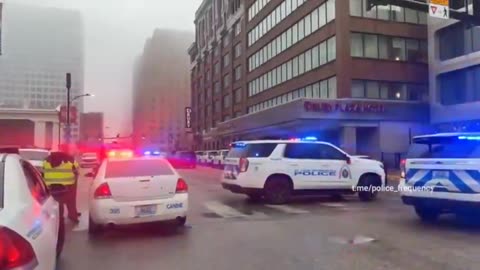 Missouri: Dozens of police vehicles surrounded a downtown St. Louis hotel for a