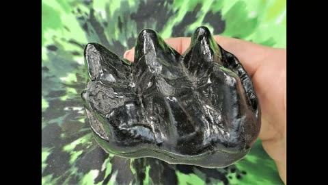 Baby Mastodon Fossil Tooth Replica 3 Inches Long Resin Model