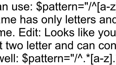 Regex to require at least 2 letters in string