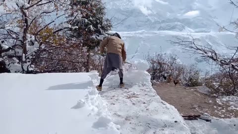 Snow Vlog , Snow fall in Chitral Pakistan