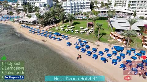 Nelia Beach Hotel - Ayia Napa Cyprus - Drone review