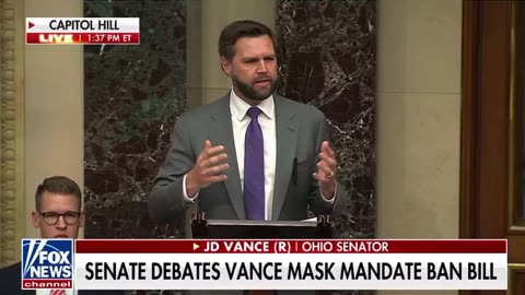 Senator J.D. Vance- No More Mask Mandates- End the Panic