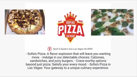 SOFIA'S PIZZA 5645 S EASTERN AVE LAS VEGAS, NV 89119