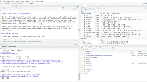 MATH 810 Chi-Square Tests in R