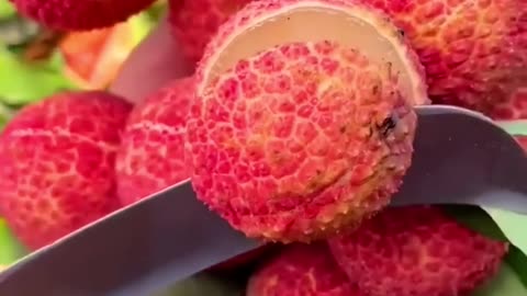 Litchi fruits satisfying