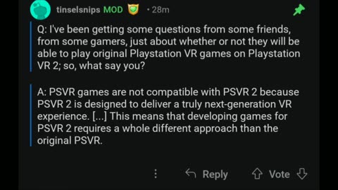 Playstation VR2 won't work with original VR games.... this has to be a joke? *reupload from Sep 22*