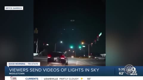 More UFO Propaganda: Mysterious Lights UFO in the Night Sky Above Middletown, USA