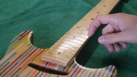 Building a Guitar Out of 2000 Colored Pencils