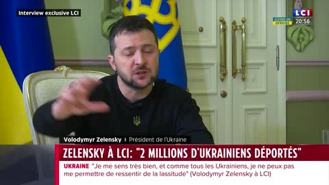 Q09/29 Zelensky interviewed by Rochebin Dec 2022: Putin kidnaps children to extort signatures