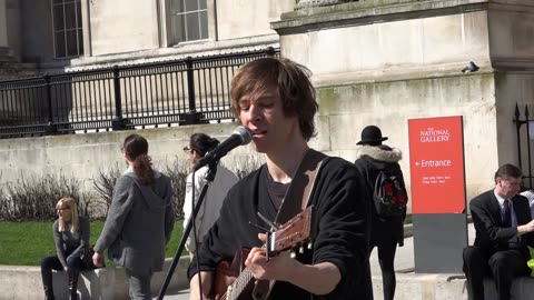 Simon Ferrant Busking London 5th April 2018