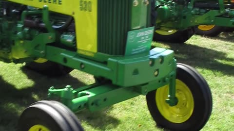 Lots of John Deere Tractors