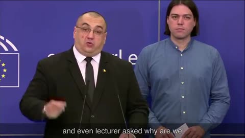 PRESS CONFERENCE AFTER PFIZER CEO ALBERT BOURLA REFUSED TO ANSWER IN FRONT OF EUROPEAN PARLIAMENT