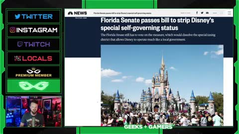 Disney DISASTER, DeSantis Keeps Winning! | Florida Senate Passes Bill To END Disney Self Governanc..