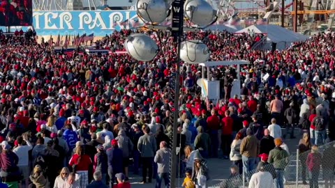 Wildwood NJ Trump Rally Crowd