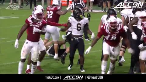 Wake Forest's Taylor Morin Finds The Ball Around A Defender For A Touchdown | ACC Must See Moment