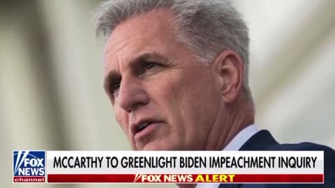 "The Logical Next Step" - McCarthy Says Now Is The Time For An Impeachment Inquiry Into Biden