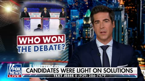 Jesse Watters: "I’m SHOCKED Candidates gave Biden a pass"