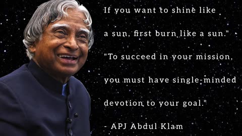 Indian aerospace scientistAPJ Abdul Kalam quotes