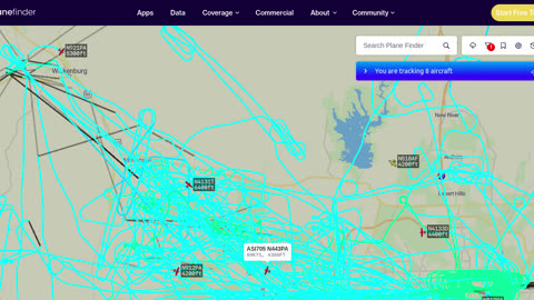 N921PA N4131T N443PA N912PA still bee gang plane banging US60 corridor - 2:37pm