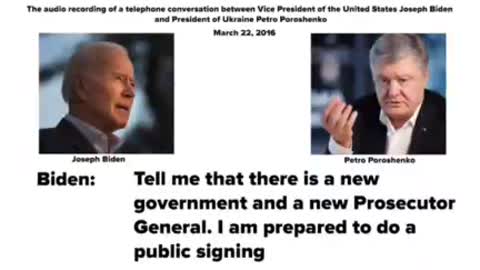 BIDEN UKRAINE PHONE BRIBE TAPES # 2