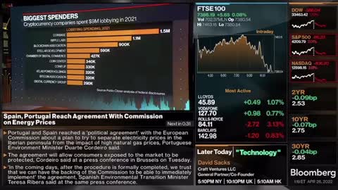 Ripple's CEO Brad Garlinghouse LIVE on Bloomberg Crypto 4/26/2022. Part 3/3